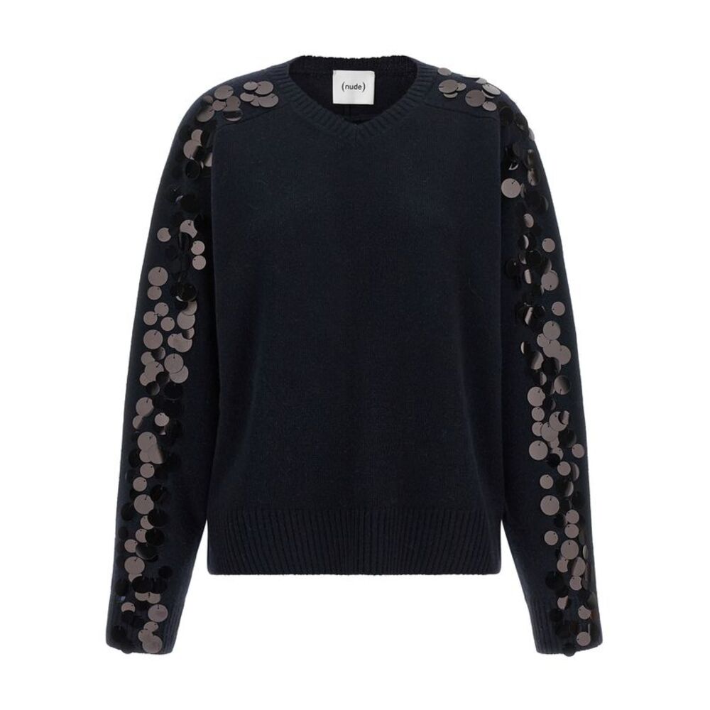 Nude Women Sequin Sweater